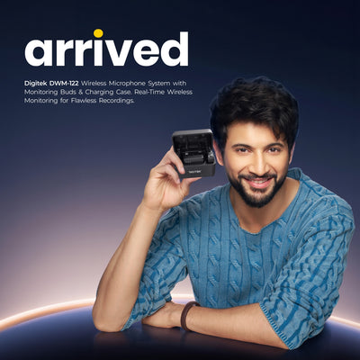 Digitek DWM 122 Wireless Microphone with Audio Monitoring