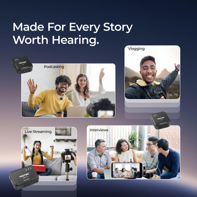Digitek DWM 122 Wireless Microphone with Audio Monitoring