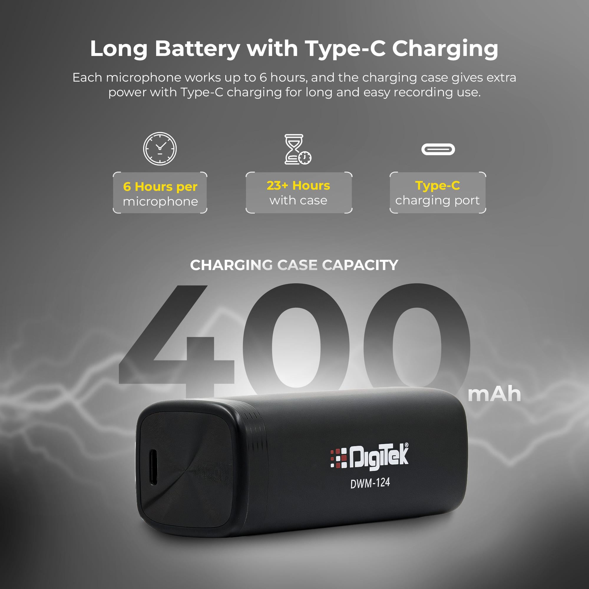 Digitek (DWM-124) 2-in-1 Wireless Microphone