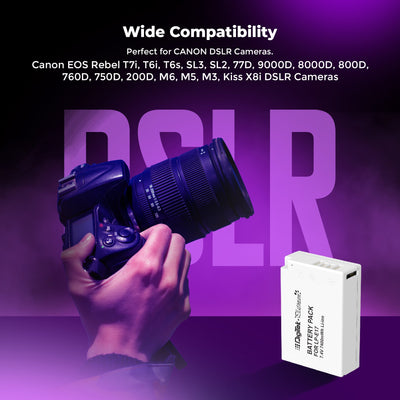 Digitek Platinum (LP-E17 Type C) 1250mAh Li-ion Battery for Canon Cameras